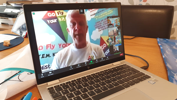 computer showing Go Fly Your Kite Tutor
